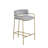 Katharine Upholstered Counter Stool with Metal Frame-970263189