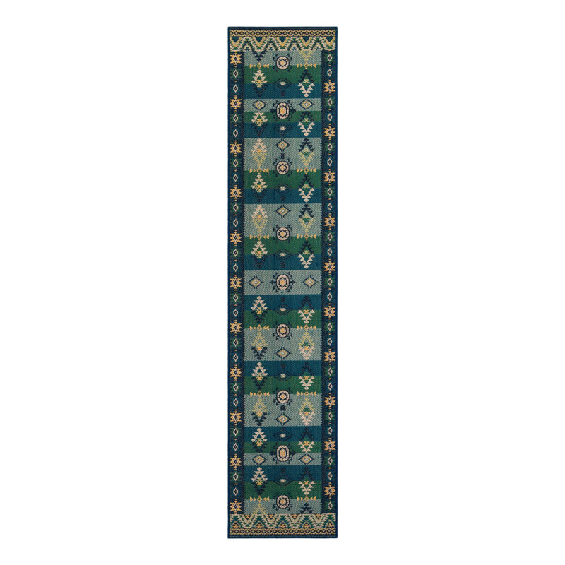 Ciudad Marlenia Indoor/Outdoor Area Rug, Tapis de couloir 2 pi 7 po x 12 pi