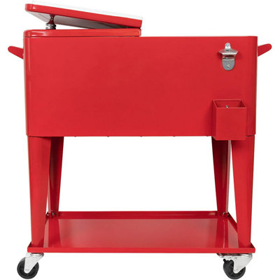 MeetingHome 80 Quarts Ice Chest with wheels