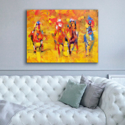 'Golden Derby' by Valtcho Tonov Canvas Wall Art, 54" x 40"