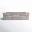 Clay MODULAR SOFA PERFORMANCE FABRIC LIGHT GREY-78815284