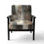 Fauteuil d'appoint rembourré Glam Dancing Shape I-1447969168