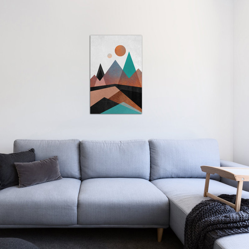 « cuivre mountain », impression sur toile tendue, H 26 po x l 18 po x p 1,5 po