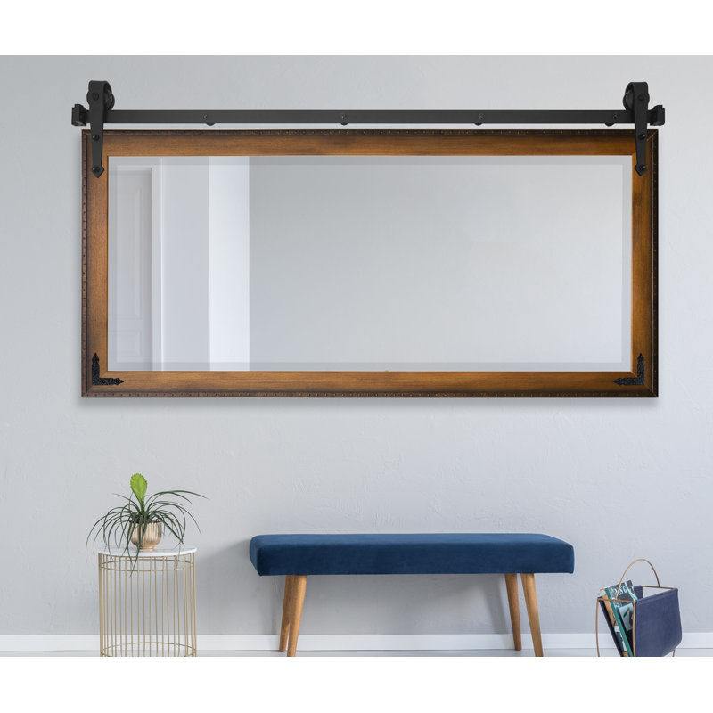 Miroir pleine grandeur N Peace, H 30,5 po x l 71 po, Noyer