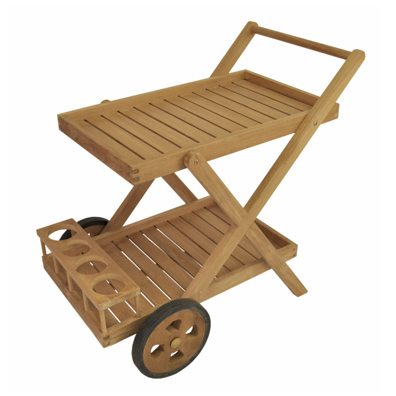 Cobana Teak Bar Serving Cart