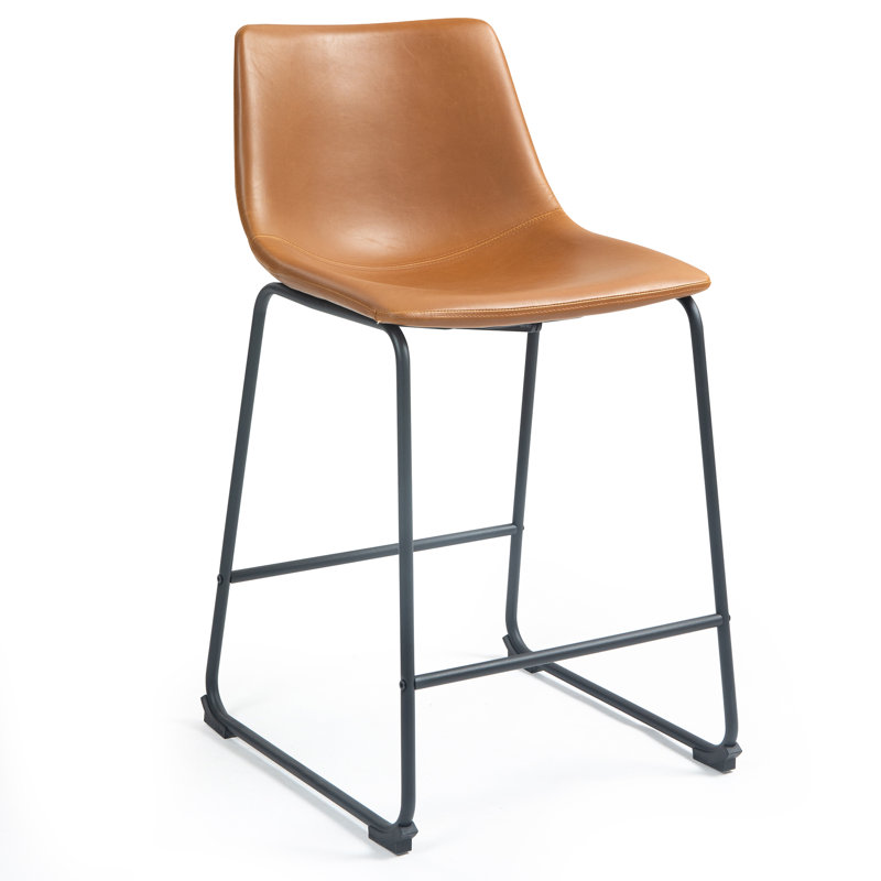 Julienn Bar & Counter Stool, Counter Stool (23.5" Seat Height), Cappuccino