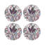Sous-verres ronds en cuir Amazonia Aurelia-119015042