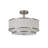 Semi Flush Mount Ceiling Light Fixture, Modern Light Fixtures Ceiling Mount with Fabric Shade, 3-Light Double Drum Lighting Fixtures Close to Ceiling Light for Bedroom-1108802111