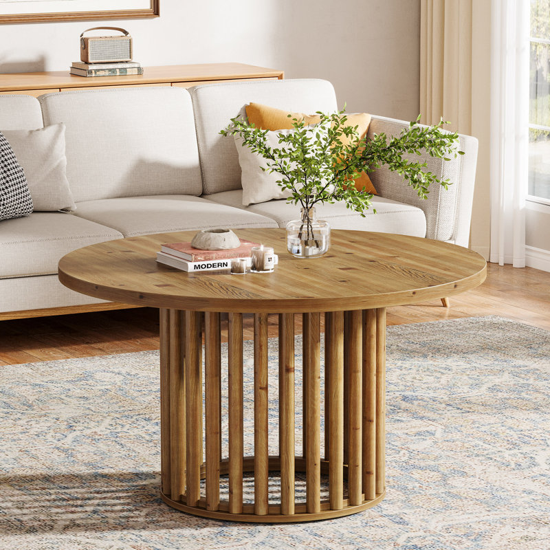Solid Wood Abstract Coffee Table