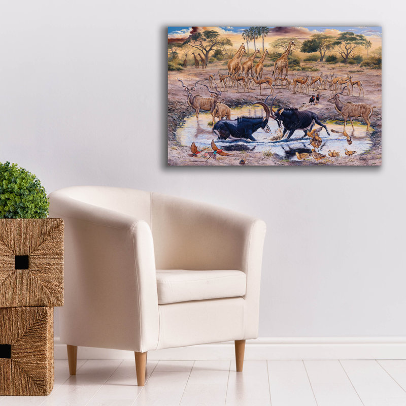  Reproduction d'art sur toile, "Support accepted" par Delene Lambert, 40 po x 26 po, H 26 po x l 40 po