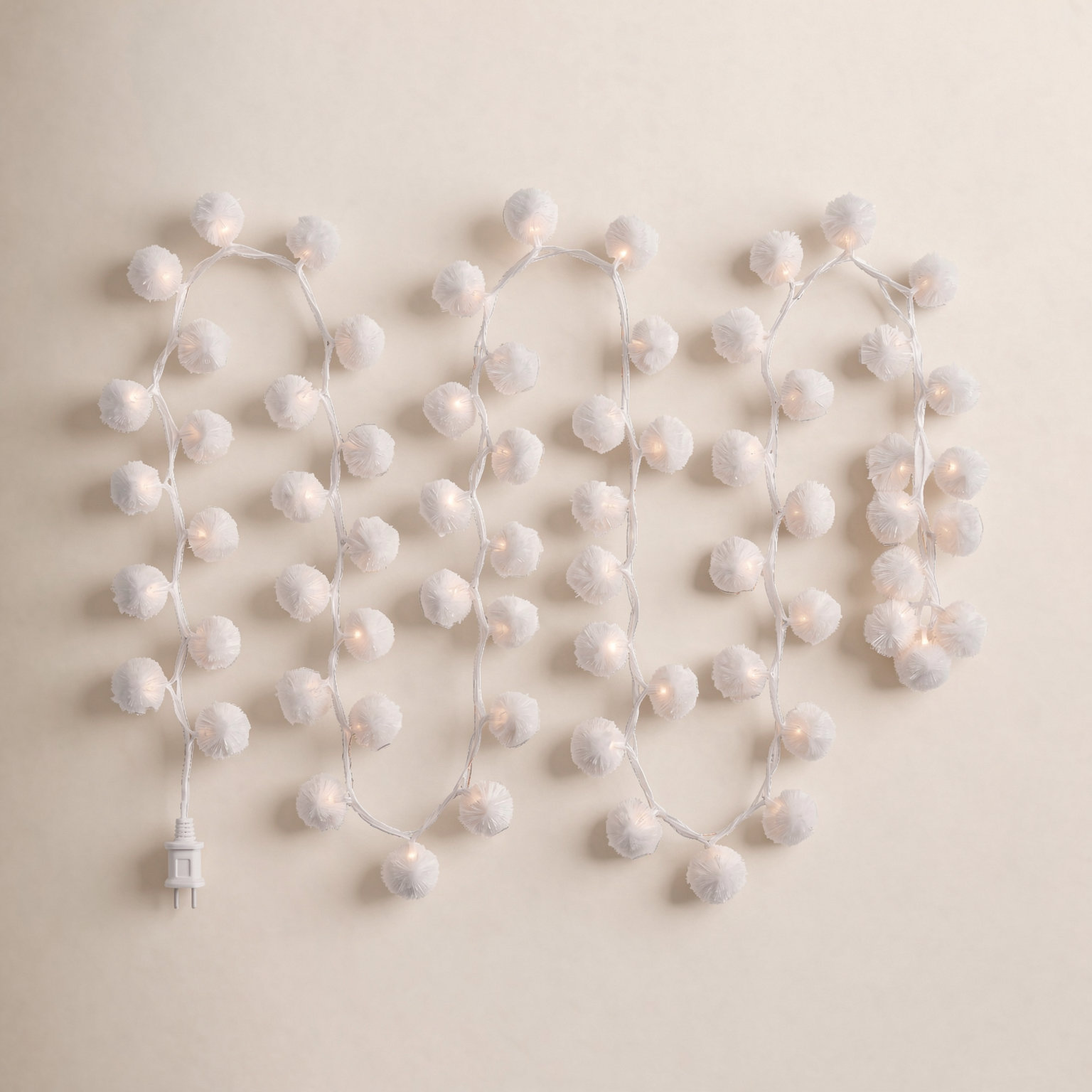 72'' in. Lighted Faux Garland