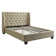 Geneva - Levi Toast Upholstered Panel Bed