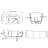 CASAINC 63"x 31.5" Freestanding Solid Surface Soaking Bathtub