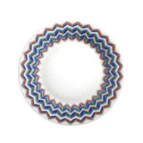 Missoni Dessert Plate Zig Zag Set 2 Pcs. Diam. 8.5"