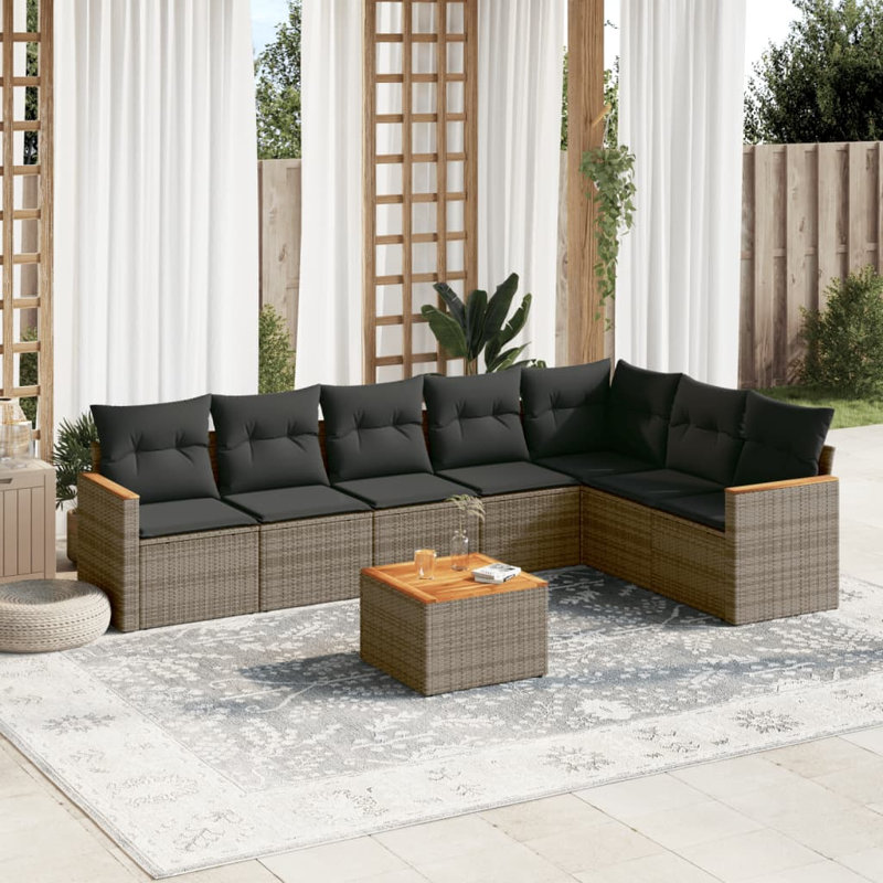 Ensemble de canapé de jardin Vidaxl