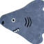Tapis bleu foncé et blanc 2 pi x 4 pi Shark