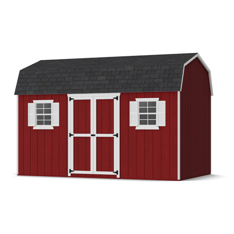 Value Gambrel Workshop Shed, 8x14 With Floor
