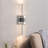 Nazreen Crystal LED Wallchiere Dimmable Wall Light-452089401