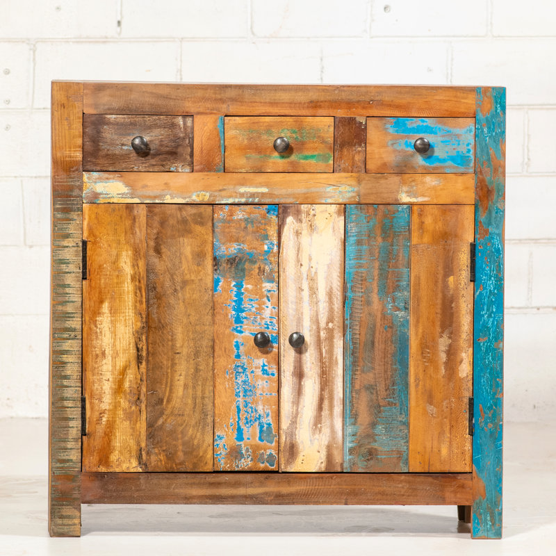 Ranjit 80cm Solid Wood Sideboard