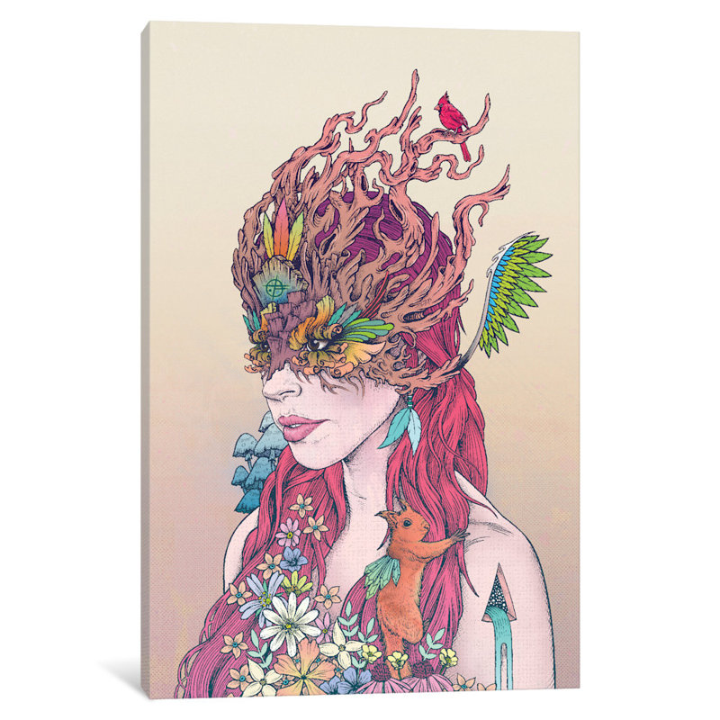 « before all things », impression sur toile tendue, H 12 po x l 8 po x P 0,75 po
