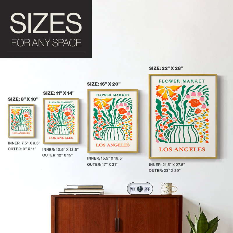Matisse XXIX Framed Print - Solid Wood, 20" H x 16" W