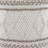 18" Storage Ottoman In Beige Handwoven Wool With Tufted And Knoted Design