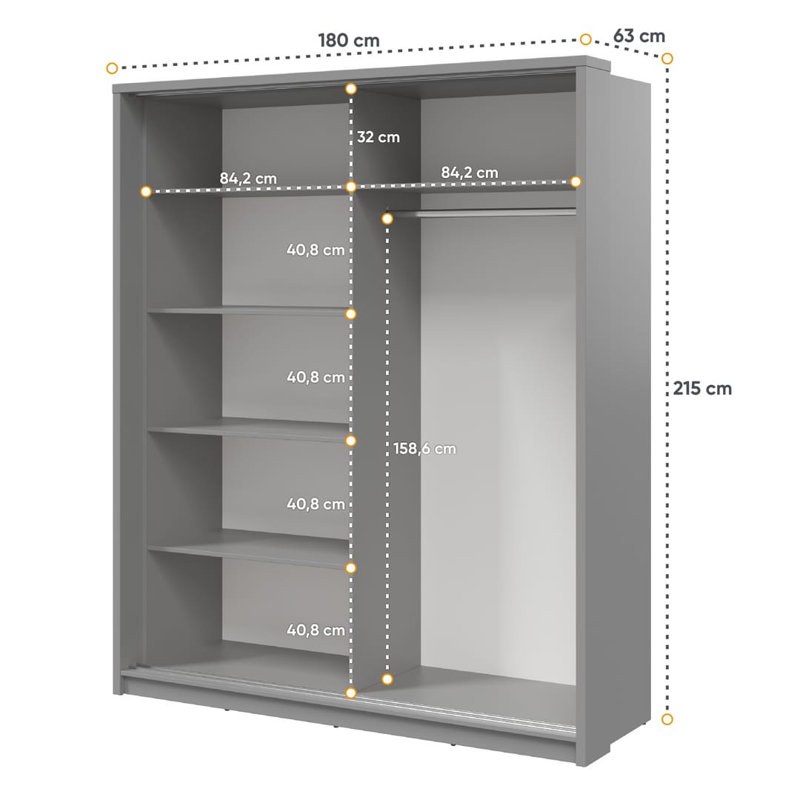 Manufactured Wood Wardrobe