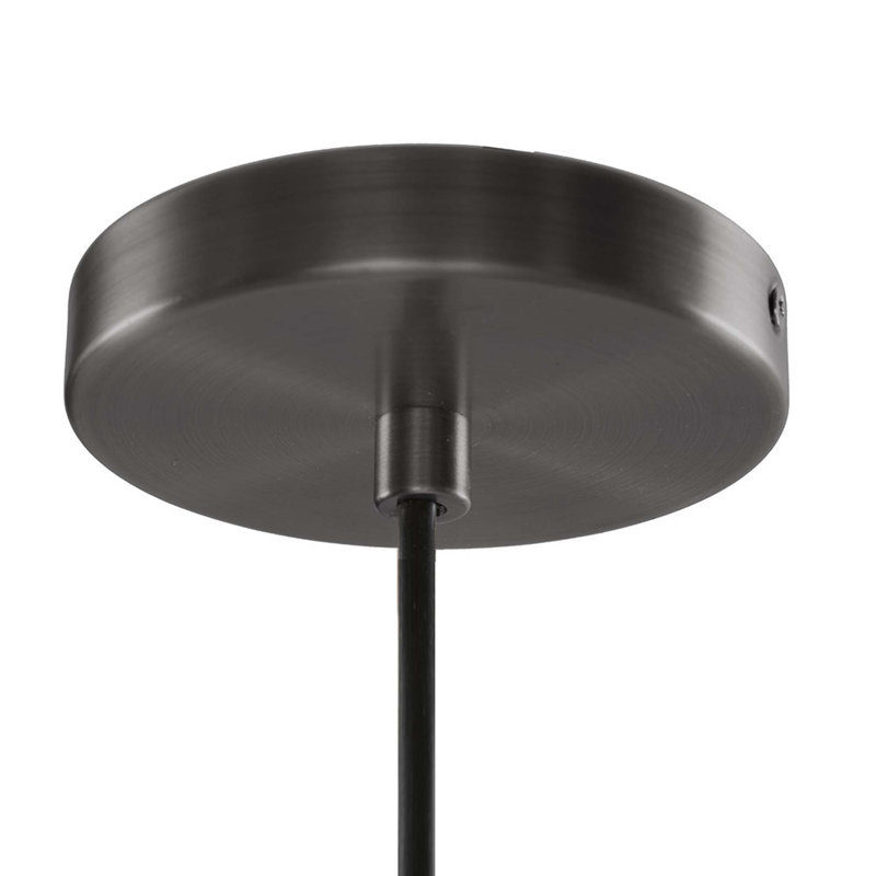 Luminaire suspendu en forme de cloche Auburn, Bronze, Clair