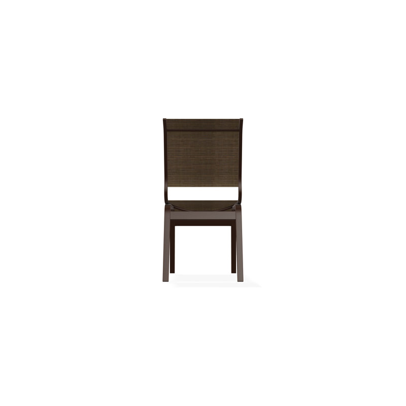 Aruba II Outdoor Dining Chair, Kona, Bark