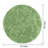 Mint Green Round Shag Rug Non-Slip Long Pile Round Rug 5 ft Silk-Blend Rug Round Shag Rug Perfect for Teen Rooms Suitable for Bedrooms Suitable for Living Rooms Antibacterial Durable Material-560752771-555472338