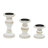 8.10'' H Wood Tabletop Candlestick