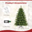 Arbre de Noël artificiel éclairé-581464928