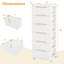 Chariot de rangement roulant en plastique avec 4 roulettes Inbox Zero-437307462