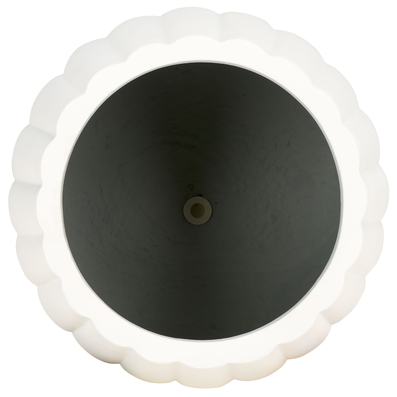 Prussia 14" Pot Planter, White