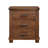 Rustic Three Drawer Reclaimed Solid Wood Farmhouse Nightstand Set Of Two