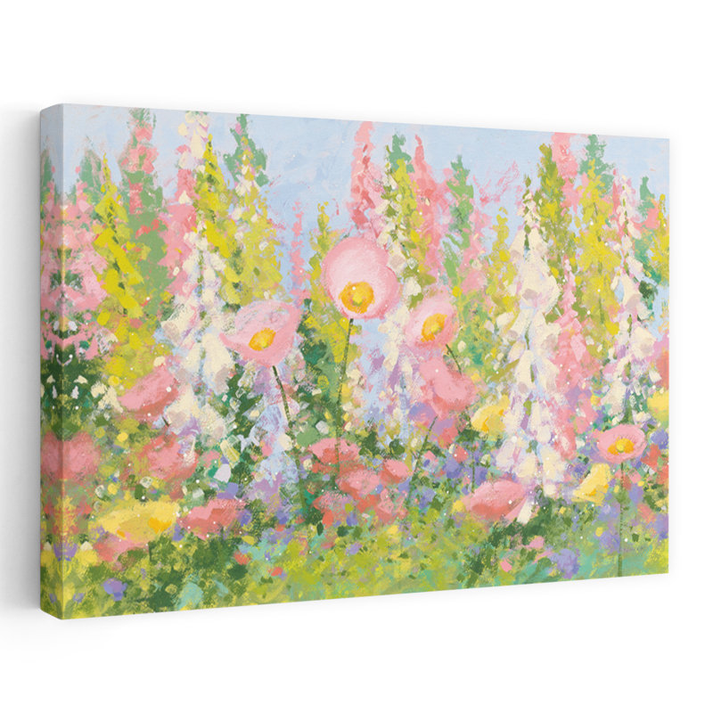 Jardin pastel I jardin bleu ciel Foxglove, H 24 po x l 16 po