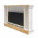 Waverly Wide Mantel with Linear Electric Fireplace