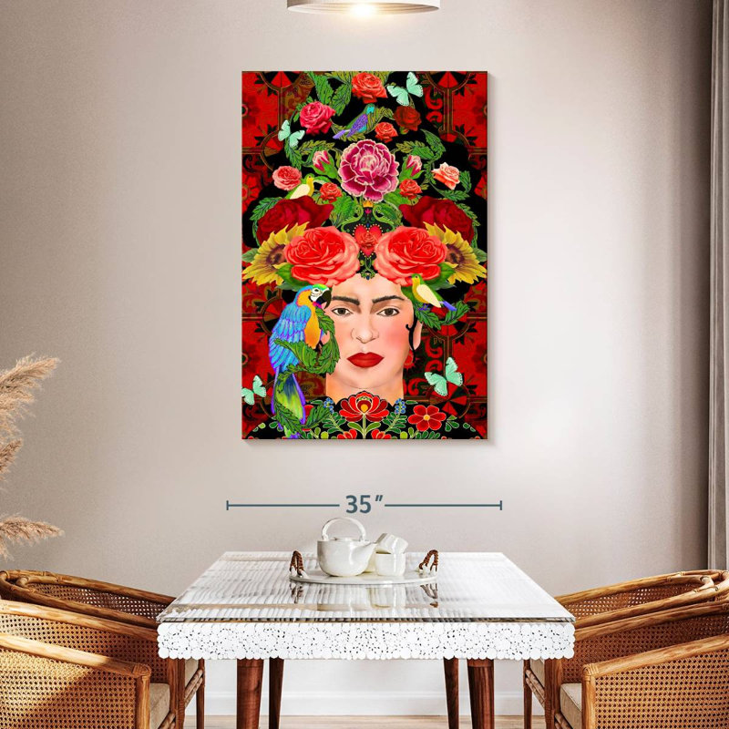 «Frida A Love Story» sur toile, H 48 po x l 32 po x P 1,25 po