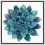 «Succulent Lovers», reproduction d'art sur toile bleue moderne pour plante d'intérieur-71089824-71089825