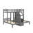 Twin Over Twin & Twin Bunk Bed With Staircase And Drawer-524585249