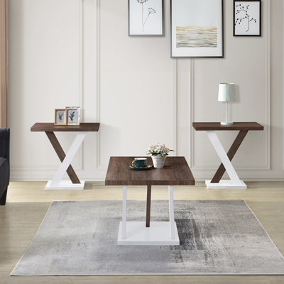 Ensemble de tables basses 3 pièces Aschwin