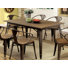 Solid Wood Top Four Leg Dining Set