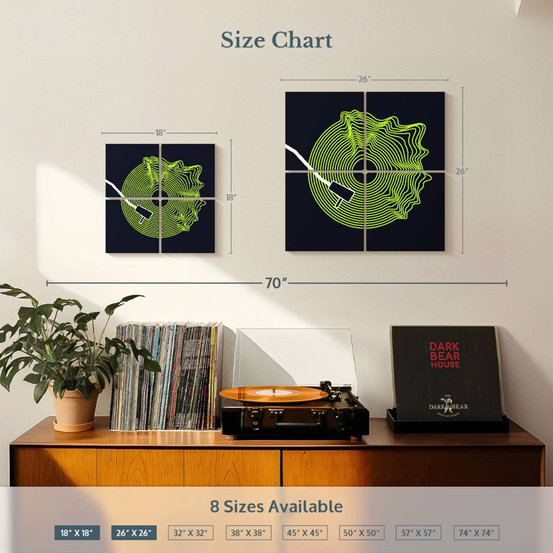 Abarca Neon Vinyl Record