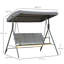 Aaliyah-Louise 3 Person Porch Swing with Canopy