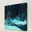 « christmas forest », reproduction d’art sur toile tendue-17746643