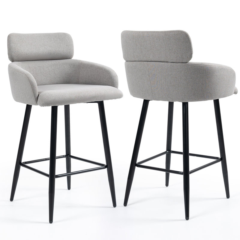 Kiralyn Upholstered Counter Stool