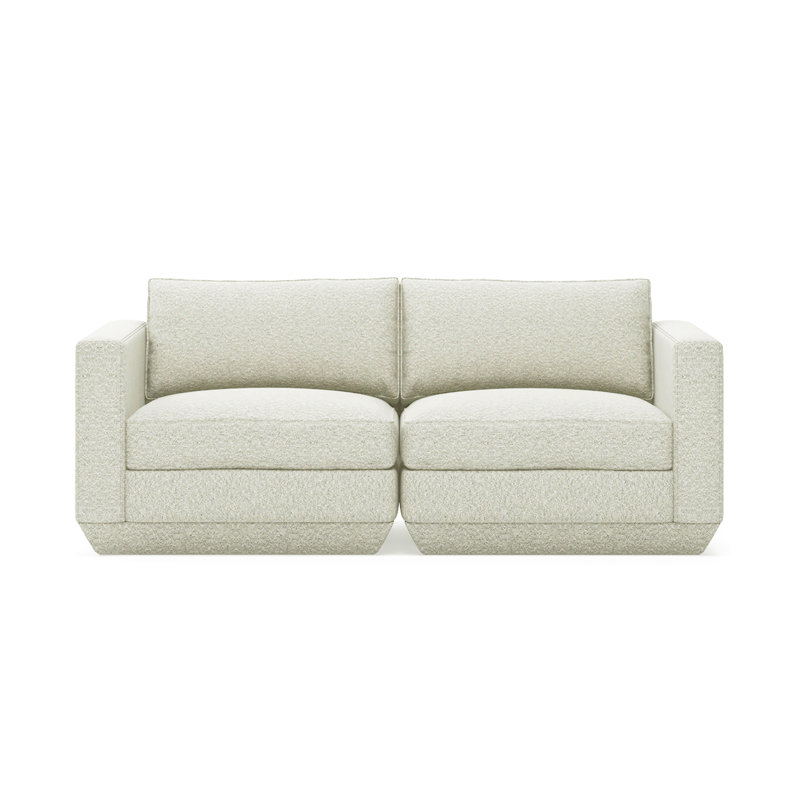 Podium Modular 2 PC Sofa, Copenhagen Fossil