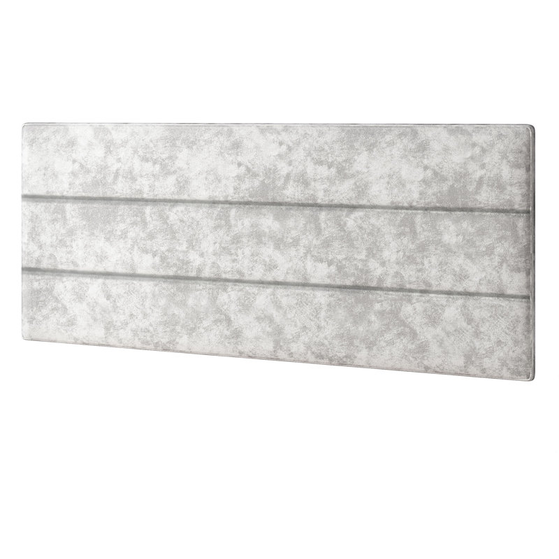 Brand Upholstered Headboard, Double (4'6), Silver