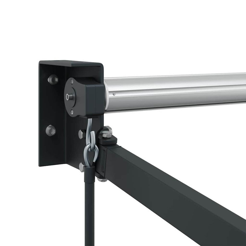 Retractable Awning, 450 cm W x 300 cm D, Anthracite/Black