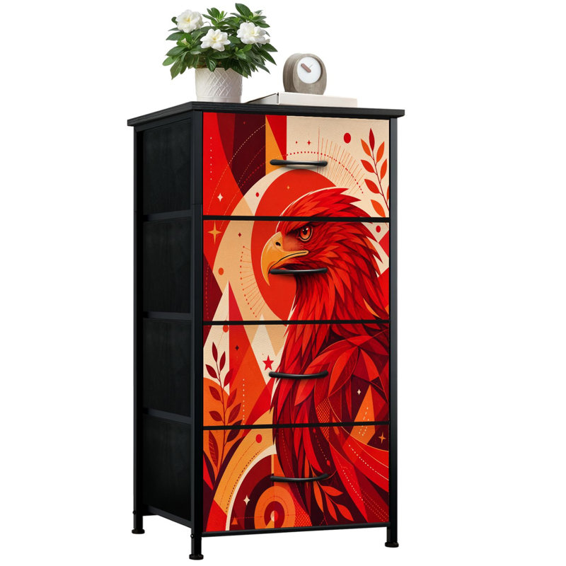 Commode de rangement verticale 4 tiroirs